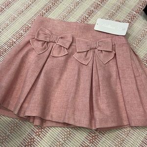 NWT girls blush Balloon Chic skirt